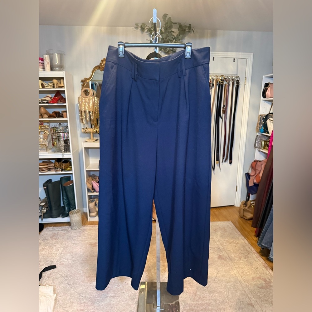 River Island Navy Trousers
